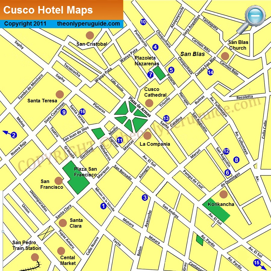 Mapa Cusco